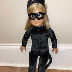 American Girl Doll Halloween Cat Costume.